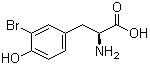 structure of CAS# 38739-13-8, 3-溴-L-酪氨酸