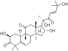 structure of CAS# 3877-86-9, 葫芦素 D