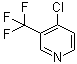 4-氯-3-三氟甲基吡啶分子结构 (CAS 387824-63-7)