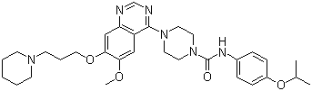 structure of CAS# 387867-13-2, 坦度替尼