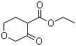 四氢-3-氧代-2H-吡喃-4-甲酸乙酯分子结构 (CAS 388109-26-0)