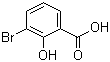 3-溴-2-羟基苯甲酸分子结构 (CAS 3883-95-2)