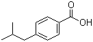 4-异丁基苯甲酸分子结构 (CAS 38861-88-0)