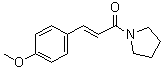 1-[(2E)-3-(4-甲氧基苯基)-1-氧代-2-丙烯基]吡咯烷分子结构 (CAS 389572-70-7)
