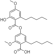 CAS 登录号：38968-07-9, 2'-O-甲基配列地衣酸