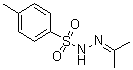 CAS # 3900-79-6, p-Toluenesulfonyl acetone hydrazone, Acetone tolylsulfonylhydrazone, Cellmic K, NSC 101352, NSC 126963, NSC 234742, Toluenesulfonic acid isopropylidenehydrazide