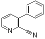 structure of CAS# 39065-43-5, 3-苯基-2-吡啶甲腈