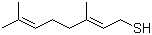 硫代香叶醇分子结构 (CAS 39067-80-6)