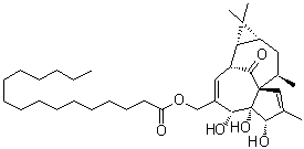CAS # 39071-33-5, Ingenol-20-palmitate, Euphorbia factor I2, Euphorbia factor L4, Ingenol 20-hexadecanoate