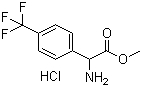 structure of CAS# 390815-48-2, 2-氨基-2-[4-(三氟甲基)苯基]乙酸甲酯盐酸盐