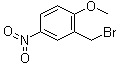 structure of CAS# 3913-23-3, 2-溴甲基-4-硝基苯甲醚