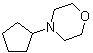 N-环戊基吗啉分子结构 (CAS 39198-78-2)