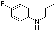 structure of CAS# 392-13-2, 5-氟-3-甲基吲哚