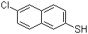 6-氯-2-萘硫酚分子结构 (CAS 392330-26-6)