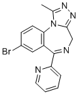 structure of CAS# 39243-02-2, Pyrazolam