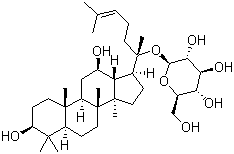 structure of CAS# 39262-14-1, 20(S)-人参皂苷 C-K