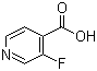 structure of CAS# 393-53-3, 3-氟异烟酸
