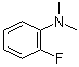 2-氟-N,N-二甲基苯胺分子结构 (CAS 393-56-6)