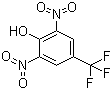 structure of CAS# 393-77-1, 2,6-二硝基-4-(三氟甲基)苯酚