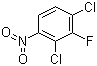 structure of CAS# 393-79-3, 2,4-二氯-3-氟-1-硝基苯