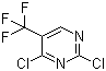 structure of CAS# 3932-97-6, 2,4-二氯-5-三氟甲基嘧啶