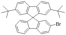 structure of CAS# 393841-81-1, 2'-溴-2,7-二-叔-丁基-9,9'-螺双[芴]