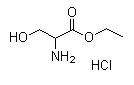 structure of CAS# 3940-27-0, DL-丝氨酸乙酯盐酸盐