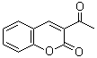 3-乙酰基-2H-1-苯并吡喃-2-酮分子结构 (CAS 3949-36-8)