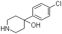 structure of CAS# 39512-49-7, 4-(4-氯苯基)-4-羟基哌啶
