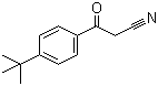 4-叔丁基苯甲酰乙腈分子结构 (CAS 39528-62-6)