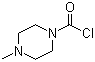 4-甲基哌嗪-1-甲酰氯分子结构 (CAS 39539-66-7)