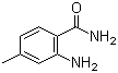 2-氨基-4-甲基苯甲酰胺分子结构 (CAS 39549-79-6)