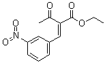 structure of CAS# 39562-16-8, Ethyl 2-(3-nitrobenzylidene)acetoacetate