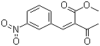 structure of CAS# 39562-17-9, Methyl 3-nitrobenzylideneacetoacetate