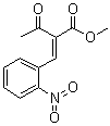structure of CAS# 39562-27-1, Methyl 2-(2'-nitrobenzylidene)acetoacetate