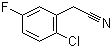 structure of CAS# 395675-23-7, 2-Chloro-5-fluorophenylacetonitrile