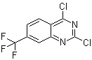 structure of CAS# 396-02-1, 2,4-二氯-7-(三氟甲基)喹唑啉