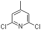 structure of CAS# 39621-00-6, 2,6-二氯-4-甲基吡啶