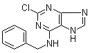 structure of CAS# 39639-47-9, 6-Benzylamino-2-chloropurine