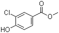 3-氯-4-羟基苯甲酸甲酯分子结构 (CAS 3964-57-6)
