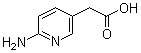 structure of CAS# 39658-45-2, 6-氨基-3-吡啶乙酸