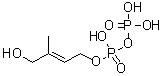 1-羟基-2-甲基-2-(E)-丁烯基 4-二磷酸酯分子结构 (CAS 396726-03-7)