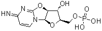CAS # 39679-56-6, Cyclocytidine 5'-phosphate, 2,2'-Cyclocytidine 5'-monophosphate, 2,2'-Cyclocytidine 5'-phosphoric acid, Cyclocytidine 5'-monophosphate