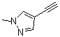 structure of CAS# 39806-89-8, 4-Ethynyl-1-methylpyrazole