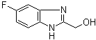 5-氟-2-羟基甲基苯并咪唑分子结构 (CAS 39811-07-9)