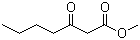 3-酮庚酸甲酯分子结构 (CAS 39815-78-6)