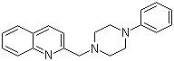 2-((4-苯基哌嗪-1-基)甲基)喹啉分子结构 (CAS 39819-27-7)