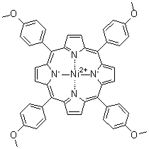 structure of CAS# 39828-57-4, (5,10,15,20-四(4-甲氧基苯基)卟啉)镍