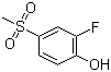 structure of CAS# 398456-87-6, 2-Fluoro-4-methylsulfonylphenol