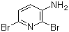 2,6-二溴-3-氨基吡啶分子结构 (CAS 39856-57-0)